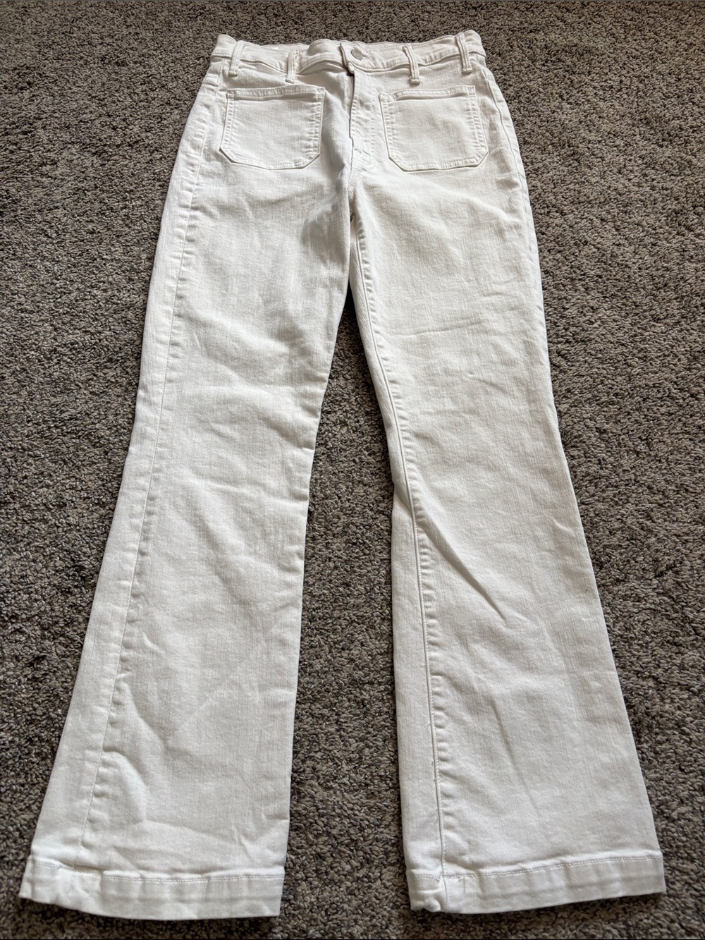 MOTHER The Hustler Patch Pocket Flood Jeans size 30 - Picture 2 of 6